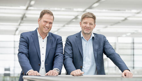 AeroGround Geschäftsführer Helmut Ehrnstraßer und David Konradi