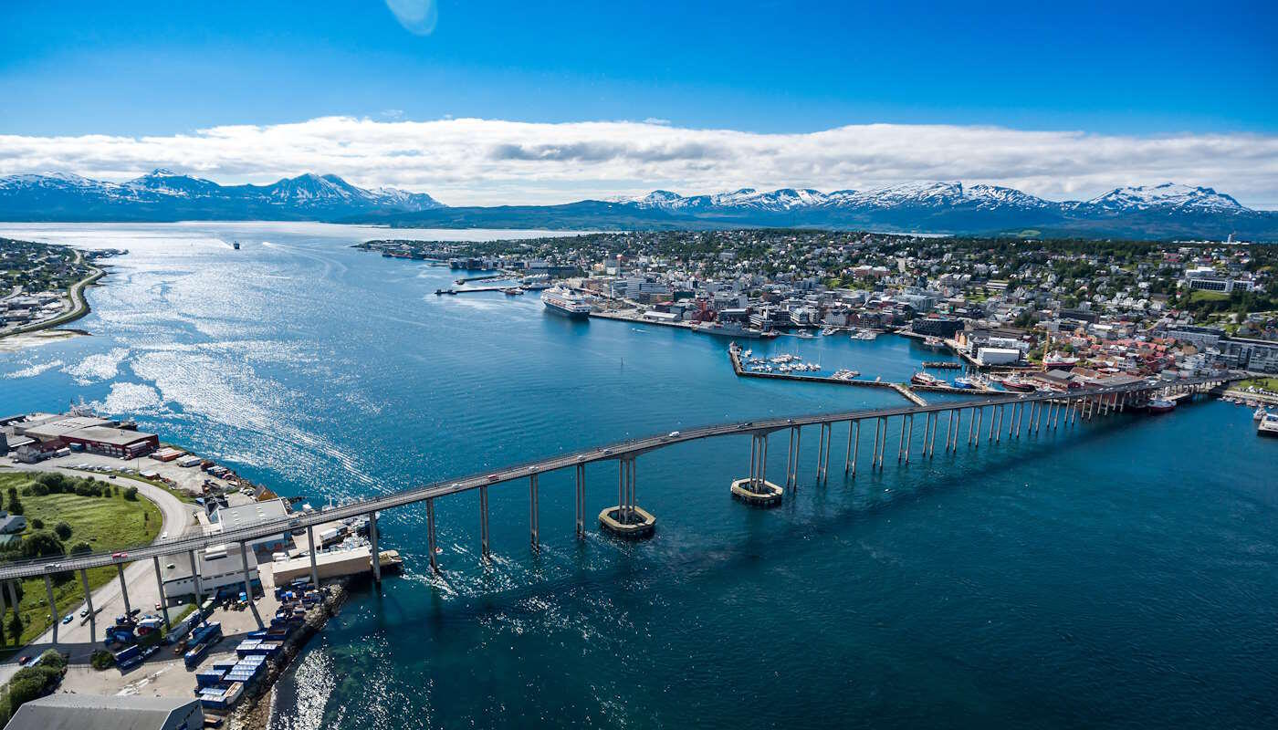 Tromsø-Brücke, Norwegen Tromsø-Brücke, Norwegen