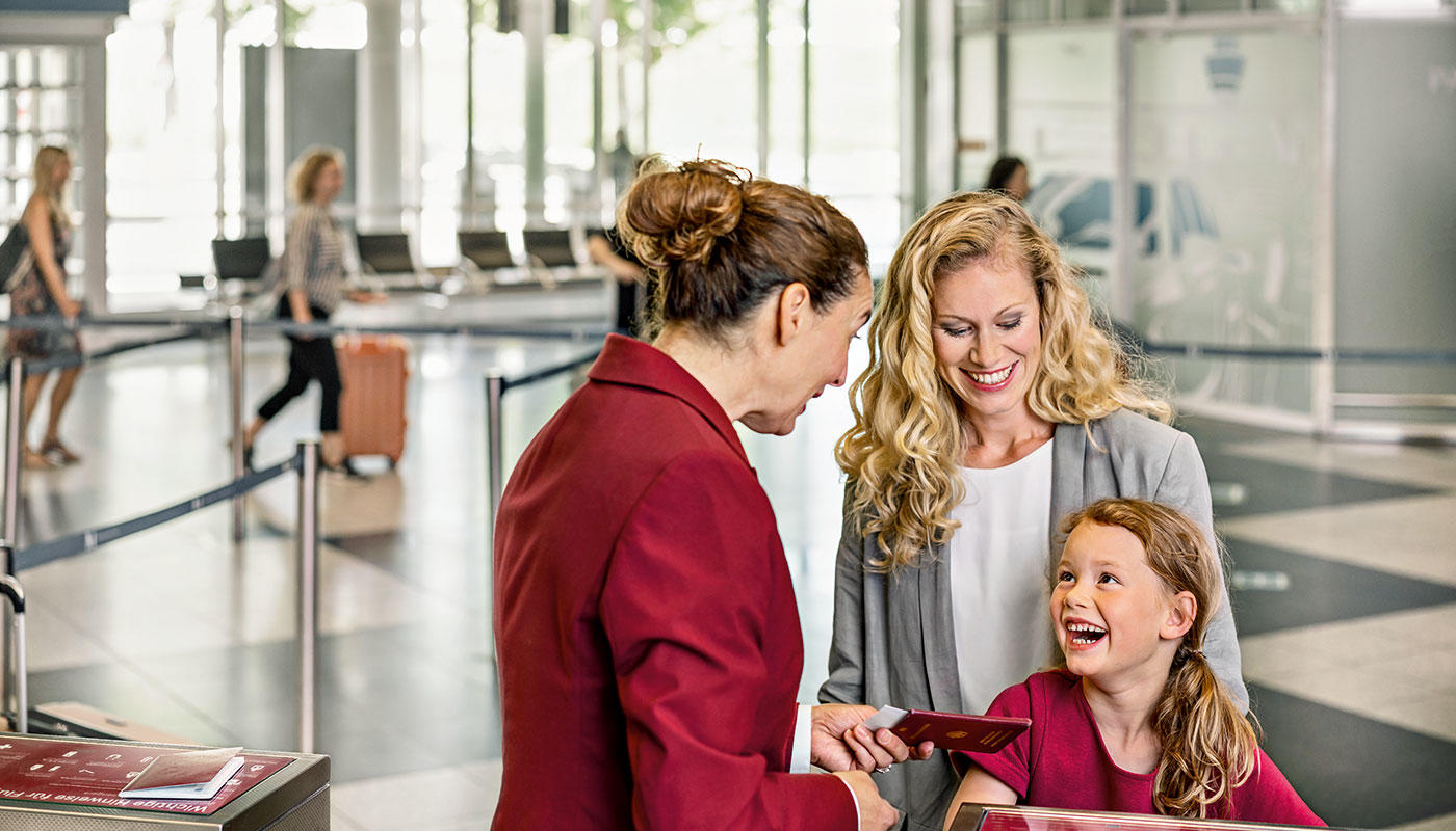 Ganz entspannt zum Gate Ganz entspannt zum Gate