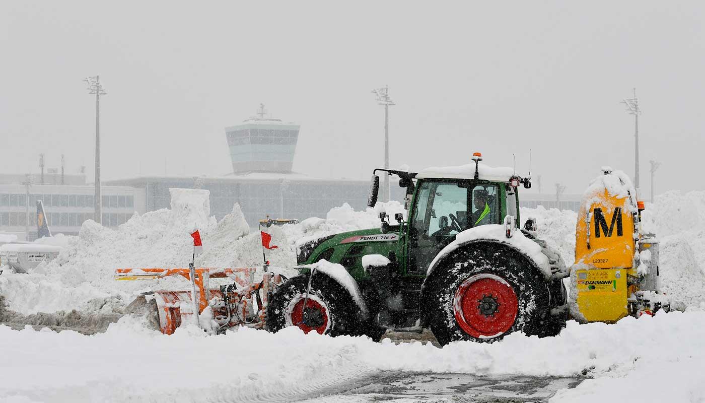 Winter am Airport - Flughafen München