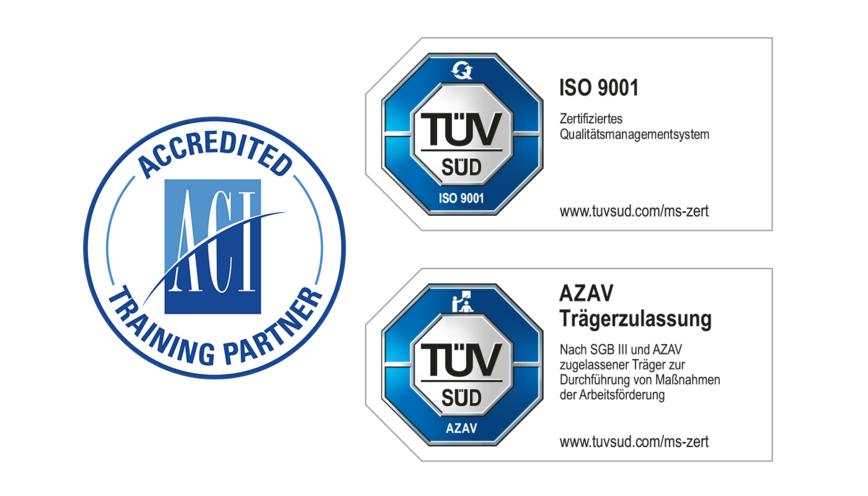 ACI ATP und TÜV Süd Zertifizierung